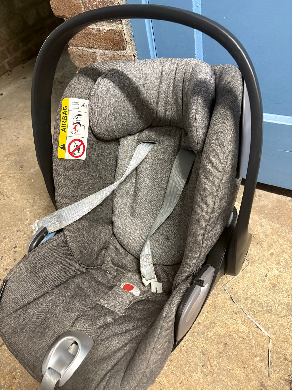 Cybex Aton 5 autostoel - Grijs, Overige merken, Verstelbare rugleuning, Ophalen of Verzenden, 0 t/m 13 kg