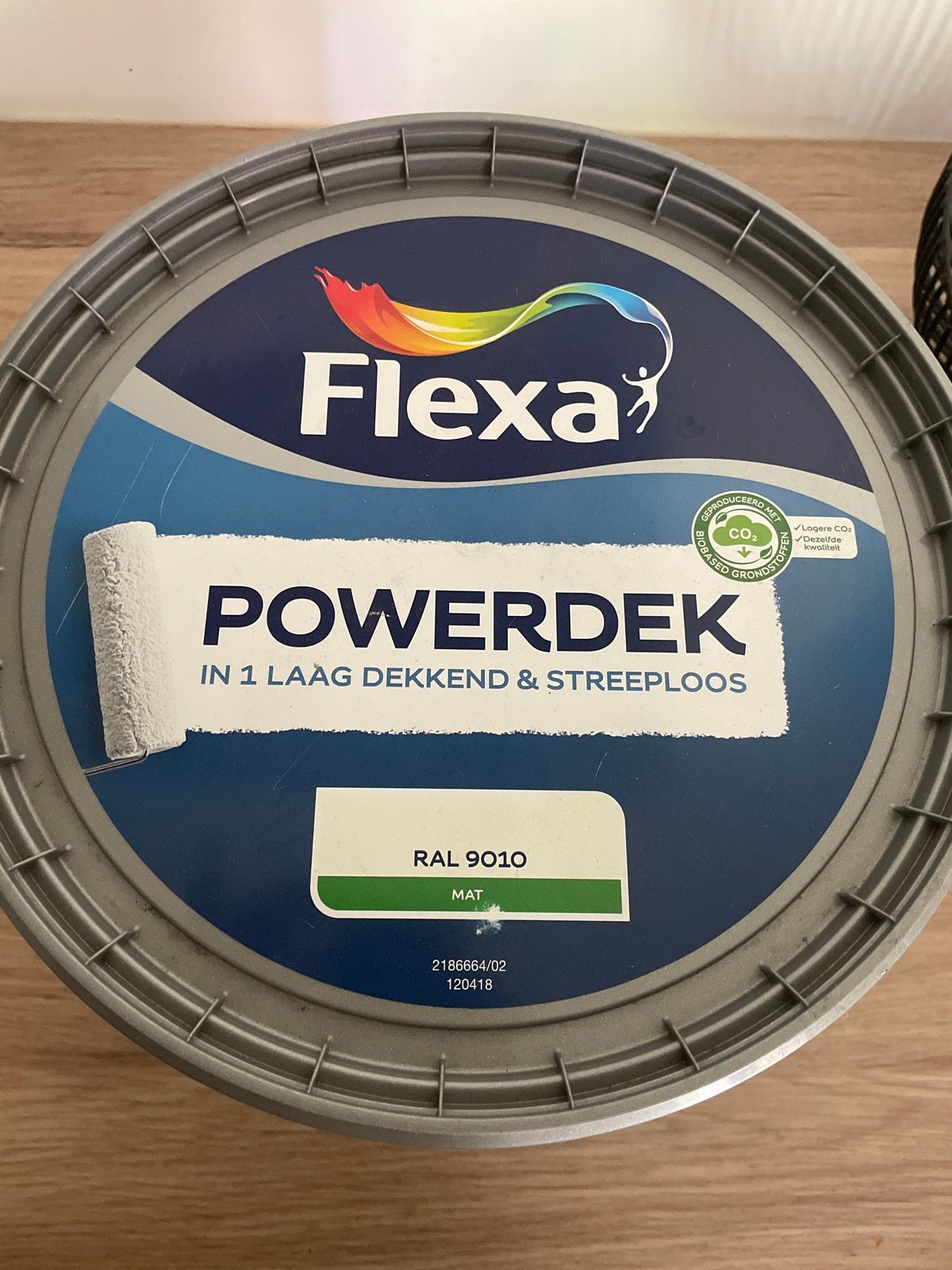 Flexa Powerdek RAL 9010 Mat Verf, Ophalen, 5 tot 10 liter, Wit, Nieuw