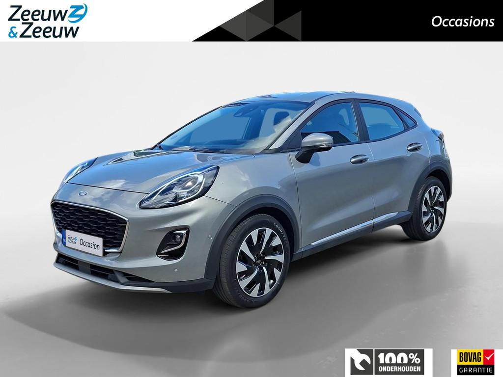 Ford Puma 1.0 EcoBoost Hybrid Titanium | Dealeronderhouden |, Auto's, Ford, Bedrijf, Te koop, Puma, ABS, Achteruitrijcamera, Airbags