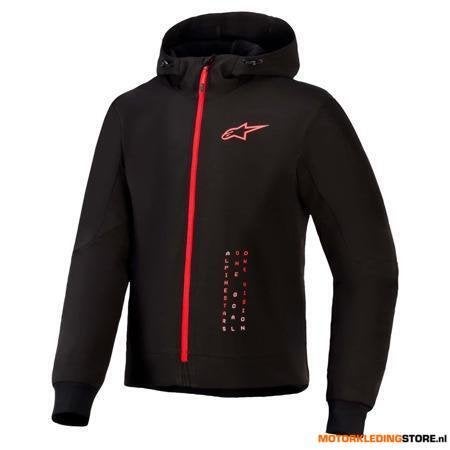 Alpinestars Radium Tech Motorhoodie, Zwart-Rood, Motoren, Ophalen of Verzenden, Nieuw met kaartje