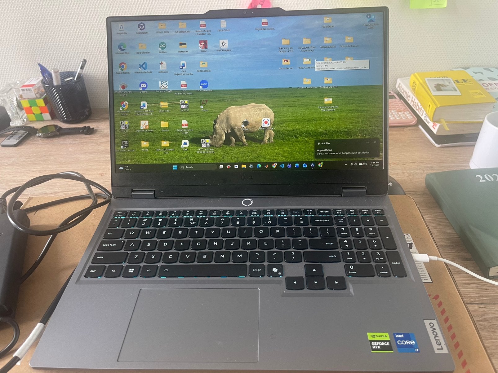 Lenovo i7, RTX 5070,25Gb RAM +8Gb dedicated, (12Gb total GPU, Ophalen of Verzenden, Nieuw, 15 inch, 3 tot 4 Ghz