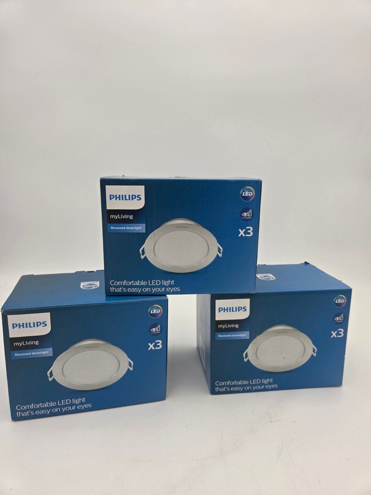 Philips myLiving Recessed Downlight LED - 3 stuks, Ophalen of Verzenden, High Tech Campus 52, 5656 AG Eindhoven, Nederland, Philips