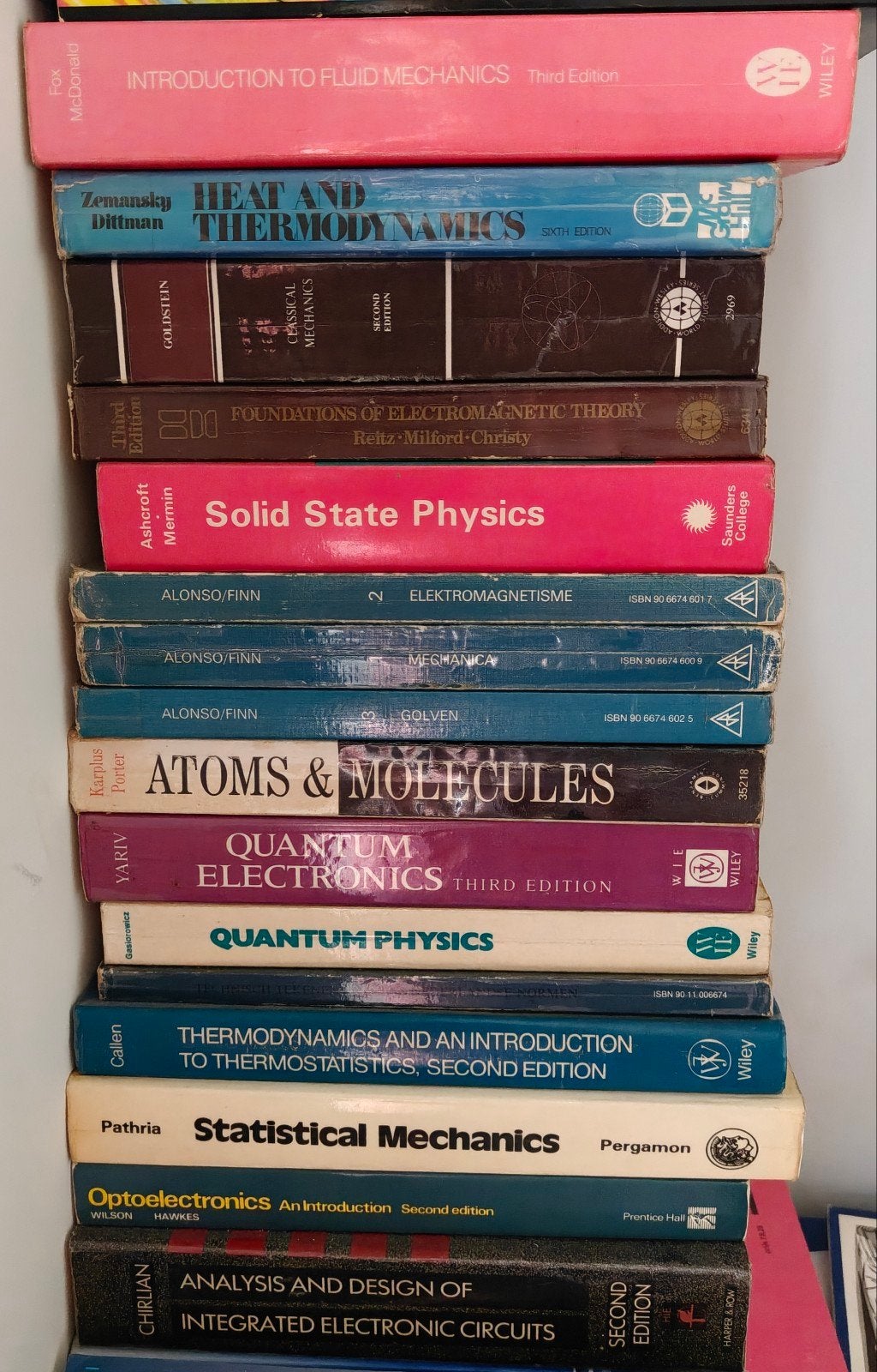 Studieboeken Technische Natuurkunde (diverse titels), Ophalen of Verzenden