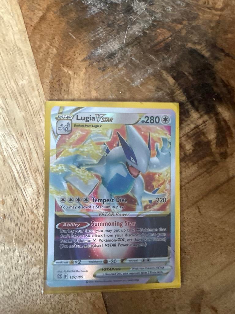 Pokémon Kaart Lugia VSTAR 139/195 Silver Tempest, Hobby en Vrije tijd, Verzamelkaartspellen | Pokémon, Ophalen of Verzenden, Zo goed als nieuw