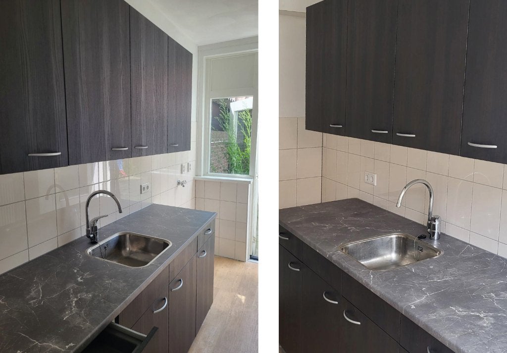 Keuken, Ophalen, Nieuw, Kunststof, Enkelwandige keuken