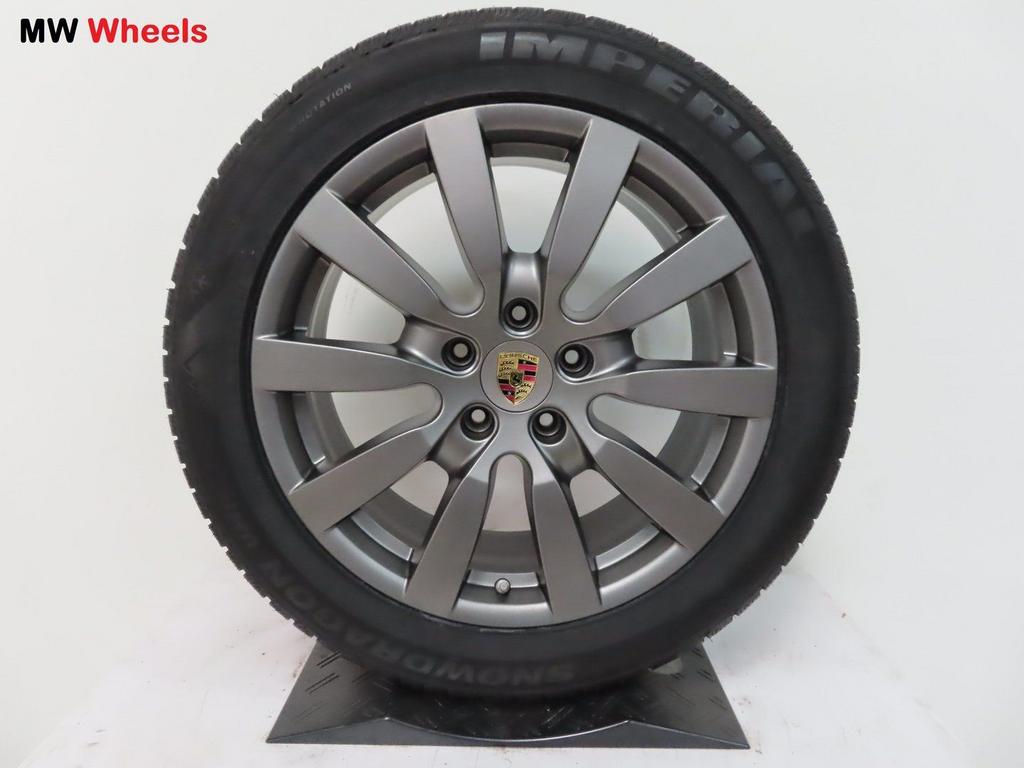 Porsche 20 inch Origineel Cayenne velgen met winterbanden, -, 275 mm, -, Banden en Velgen