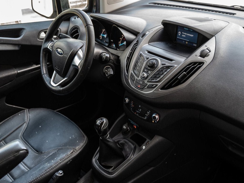 Ford Transit Courier 1.0 Trend | AIRCO | LEDER | STOELVERWAR, Euro 5, 101 pk, Gebruikt, Zwart