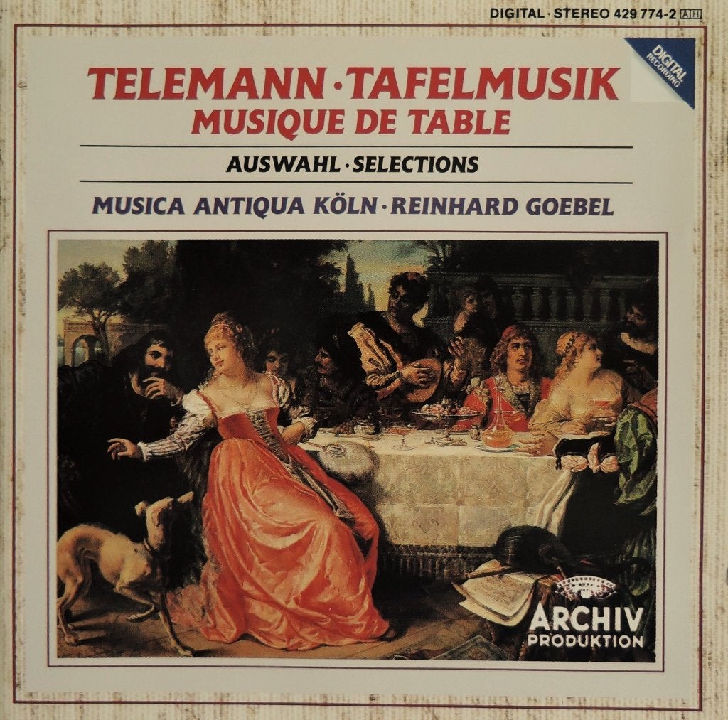 Tafelmusik / Telemann - Musica Antiqua Köln / Goebel- ARCHIV, Ophalen of Verzenden, Zo goed als nieuw, Orkest of Ballet, Barok
