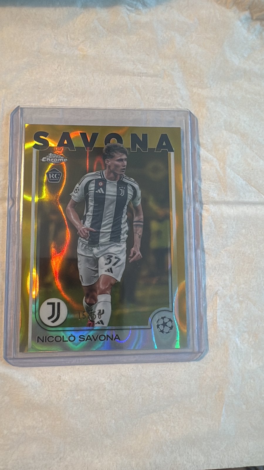 Nicolo Savona Topps 2025 #46 voetbalkaart, Ophalen of Verzenden, Zo goed als nieuw, Plaatje