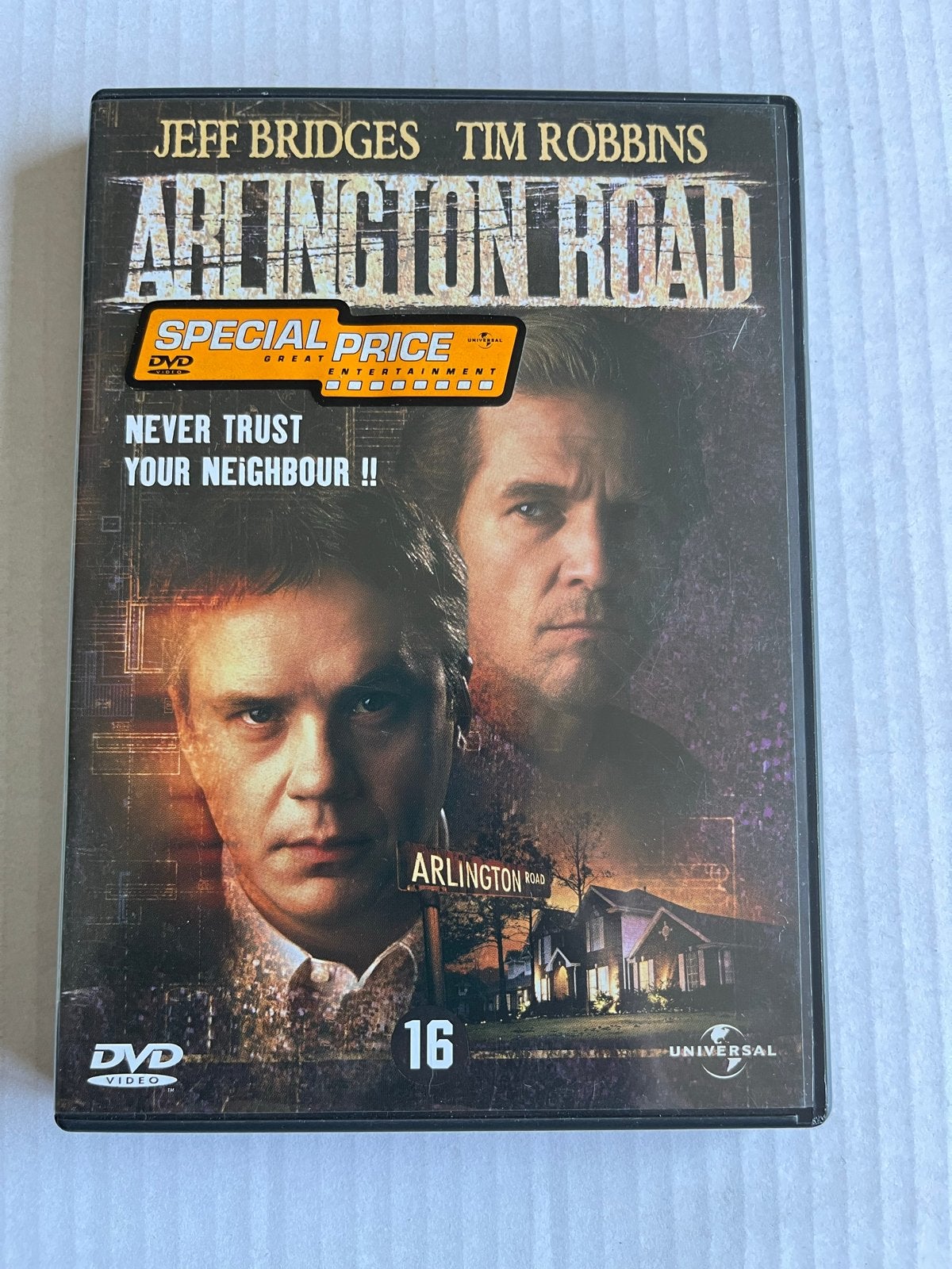 Arlington Road DVD, Vanaf 16 jaar, Nederlands, Ophalen of Verzenden, Gebruikt
