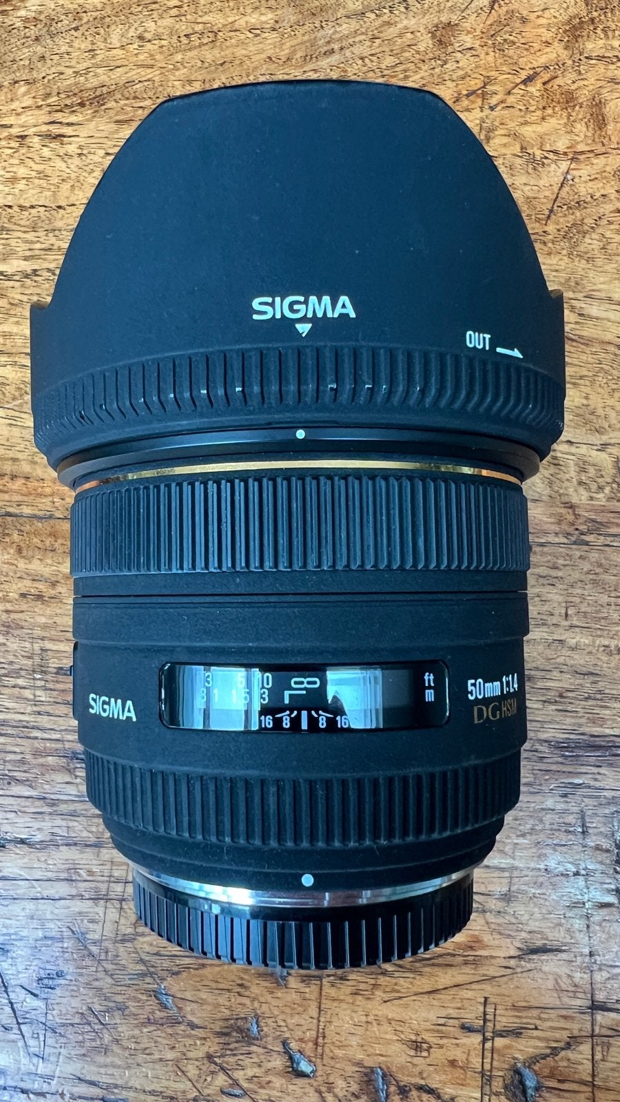Sigma 50mm F1.4 EX DG HSM voor Four Thirds (4/3), Sigma, Autofocus, Ophalen of Verzenden, Standaardlens