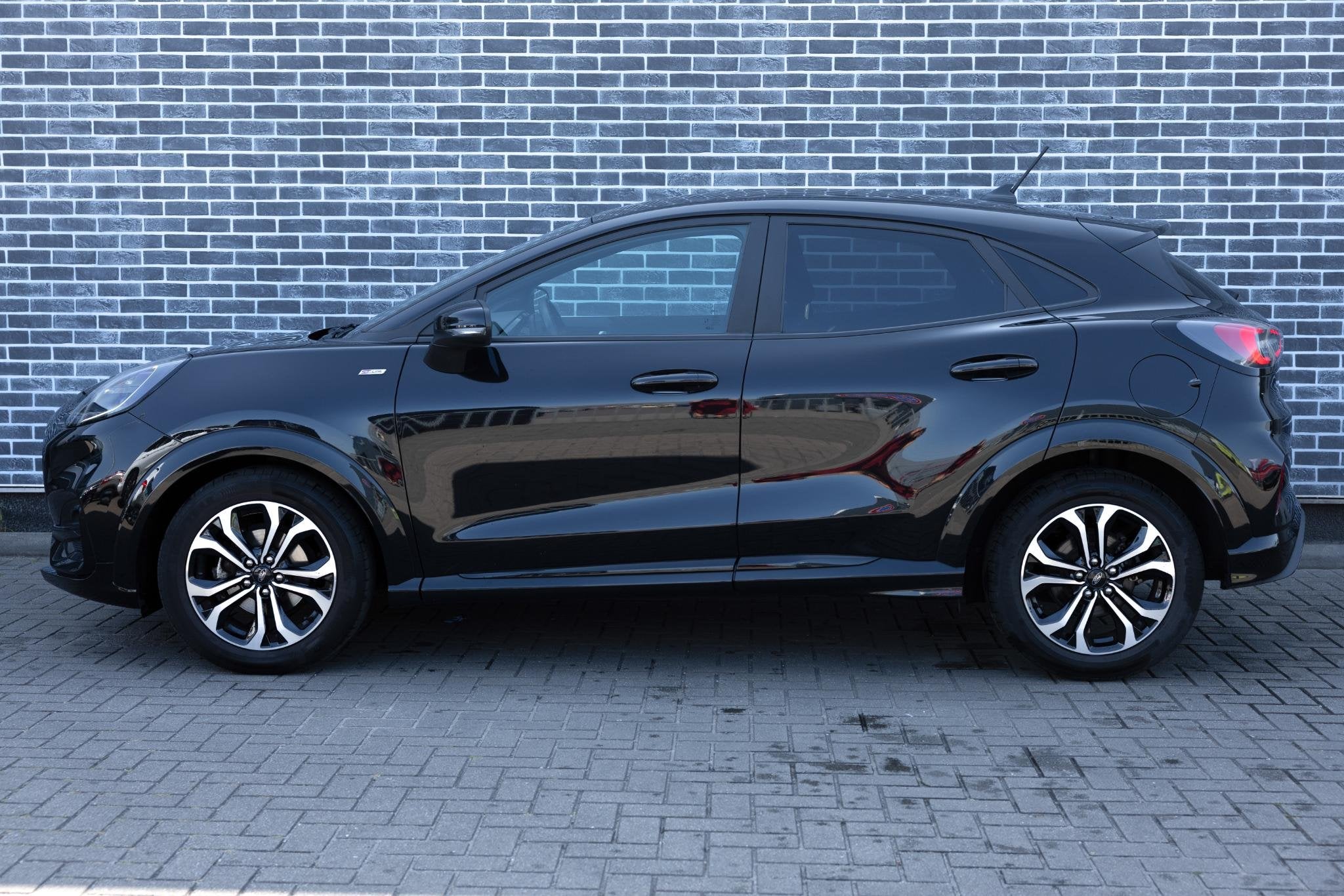 Ford Puma 1.0 EcoBoost Hybrid 155 ST-Line | Navigatie | Appl, Auto's, Leder en Stof, Bedrijf, 3 cilinders, 1100 kg