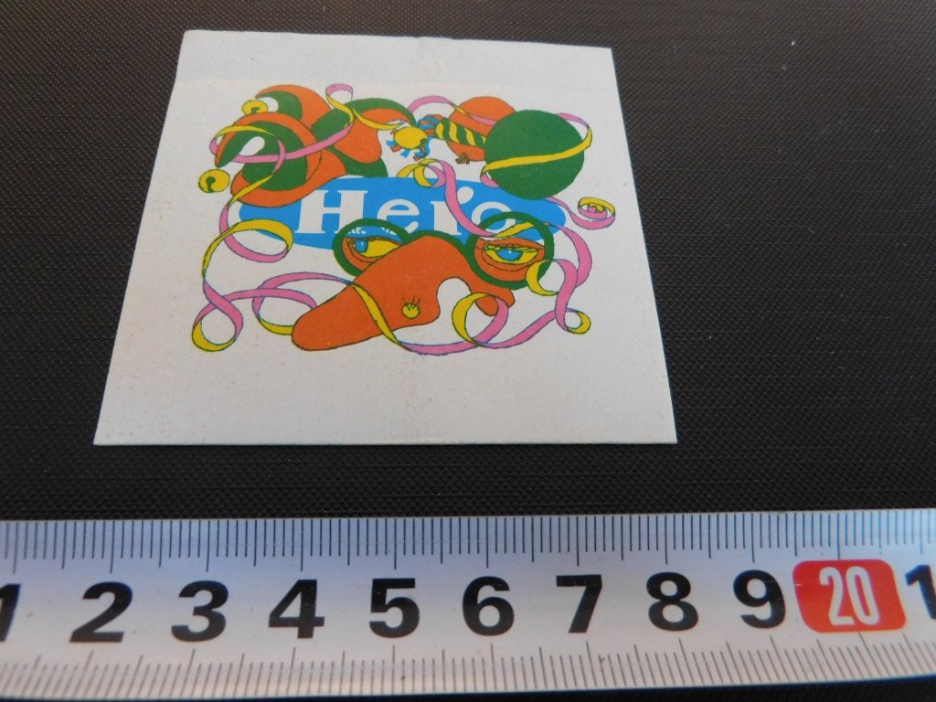 sticker HERO strip feest carnaval slingers feestneus ballon*, Ophalen, Zo goed als nieuw