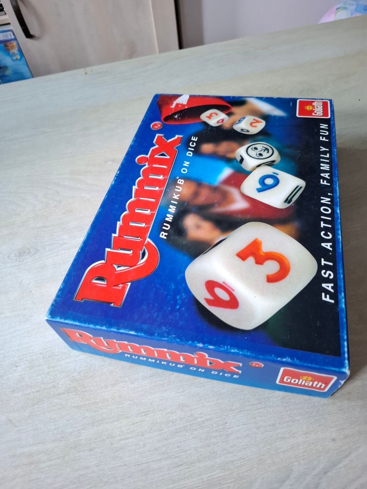 Rummix - Rummikub op dobbelstenen, Goliath BV, Gebruikt, Ophalen of Verzenden, Een of twee spelers