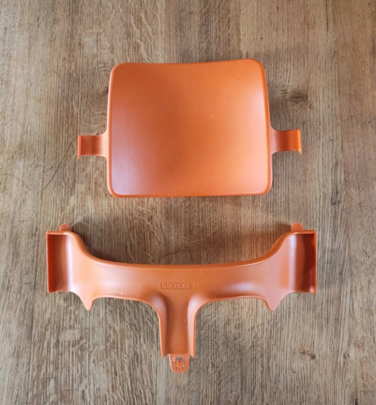 100% Originele Stokke Tripp Trapp verkleinset babyset oranje, Stoelverkleiner, Meegroeistoel, Stokke, Stokke