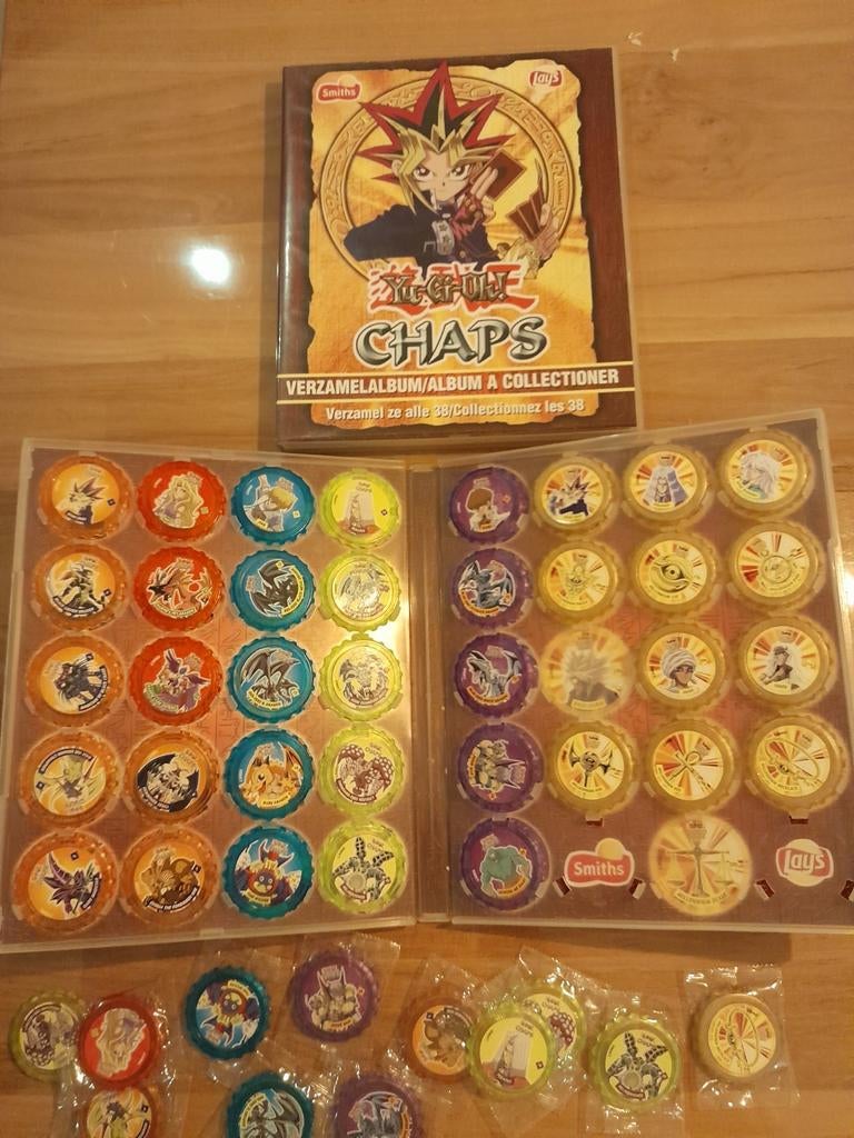 Yu-Gi-Oh! CHAPS mappen + 10 dubbele doppen, Ophalen of Verzenden, Nieuw