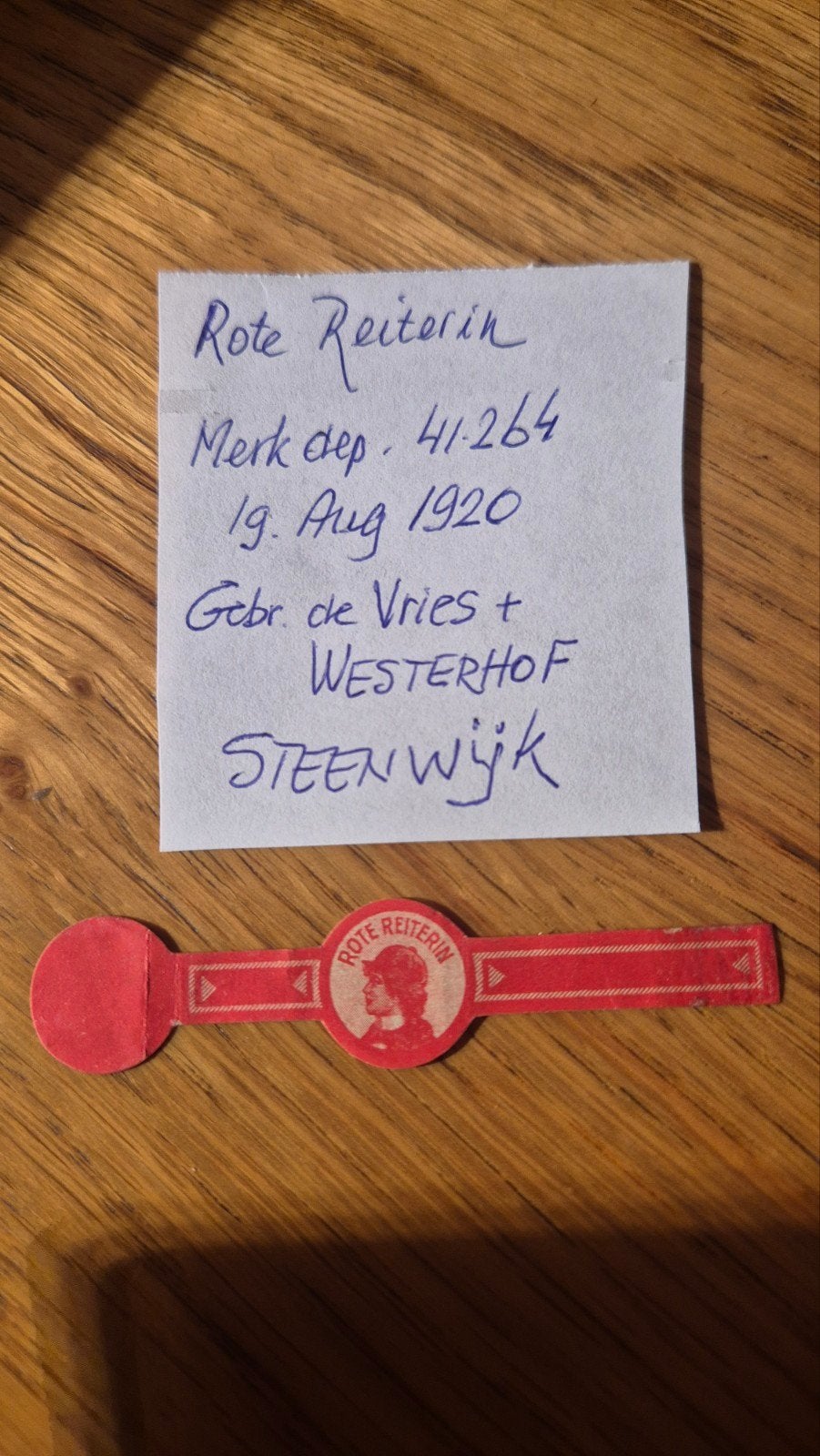 Sigarenbanden STEENWIJK, Verzamelen, Ophalen, Gebruikt, Sigarenbandjes