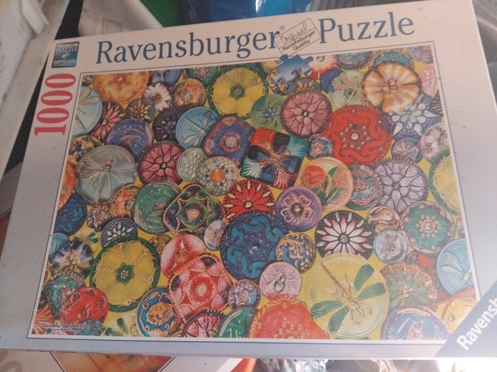 Ravensburger Legpuzzel 1000 stukjes - Kleurrijke Cirkels, Ophalen of Verzenden, 500 t/m 1500 stukjes, Gebruikt, Legpuzzel