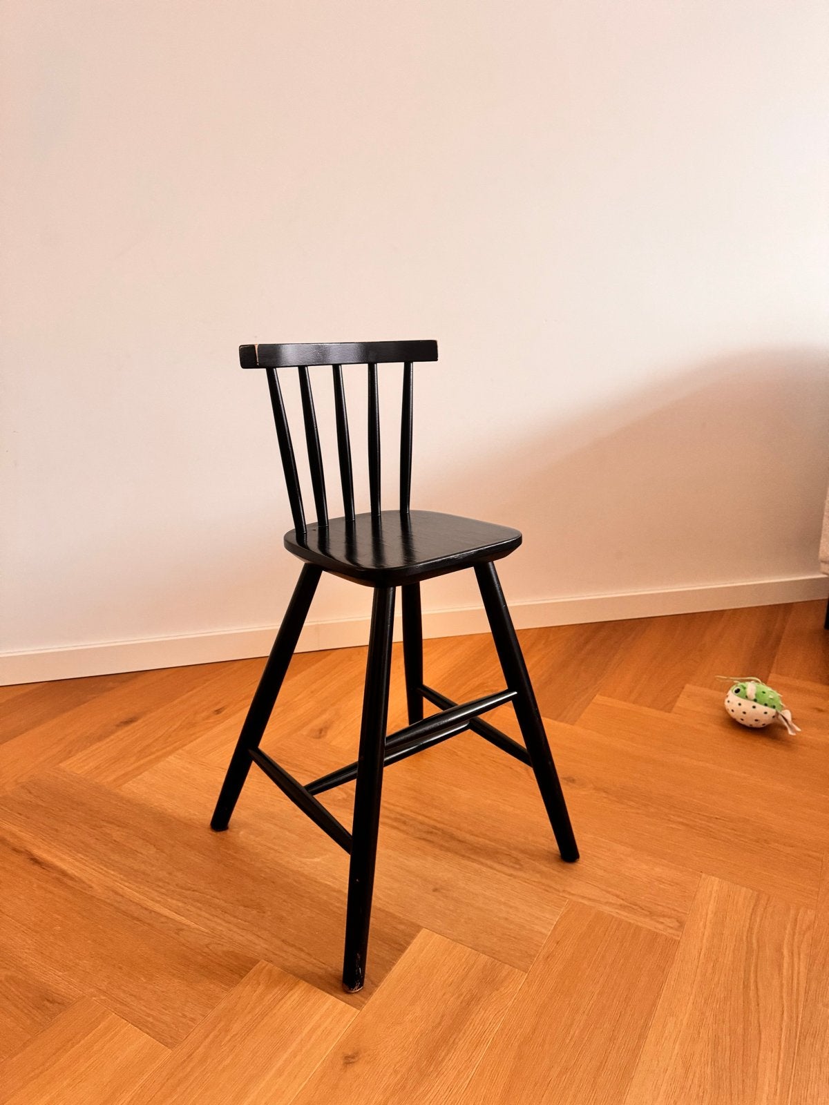 Ikea kinderstoel, zwart, Ophalen of Verzenden, Gebruikt, Overige typen