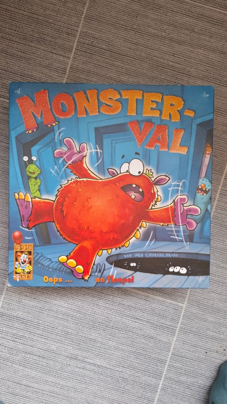 Monsterval: Oeps ... en floeps!, Een of twee spelers, Ophalen of Verzenden, Gebruikt, 999 Games