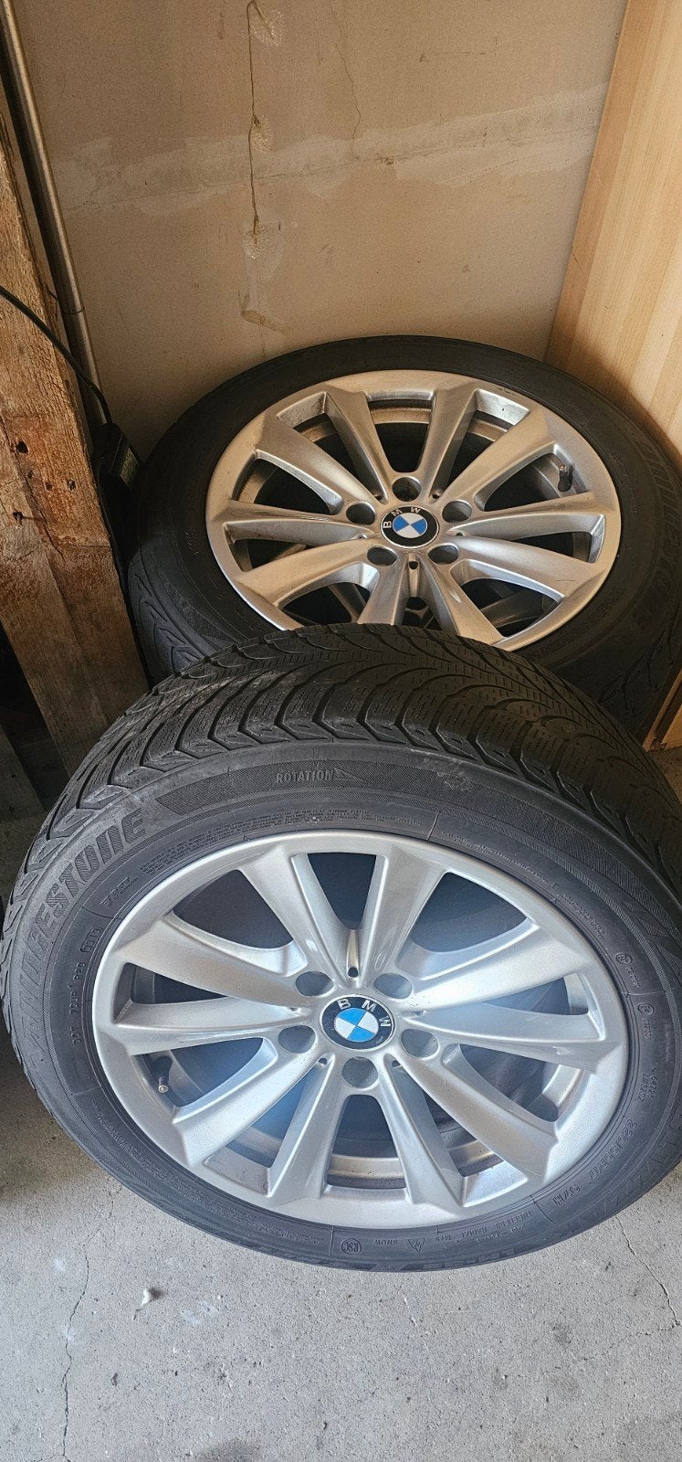 BMW velgen  225/55R17 passen op 3 serie (GT) F30, F31 en F34, Gebruikt, Banden en Velgen, 17 inch, Personenwagen