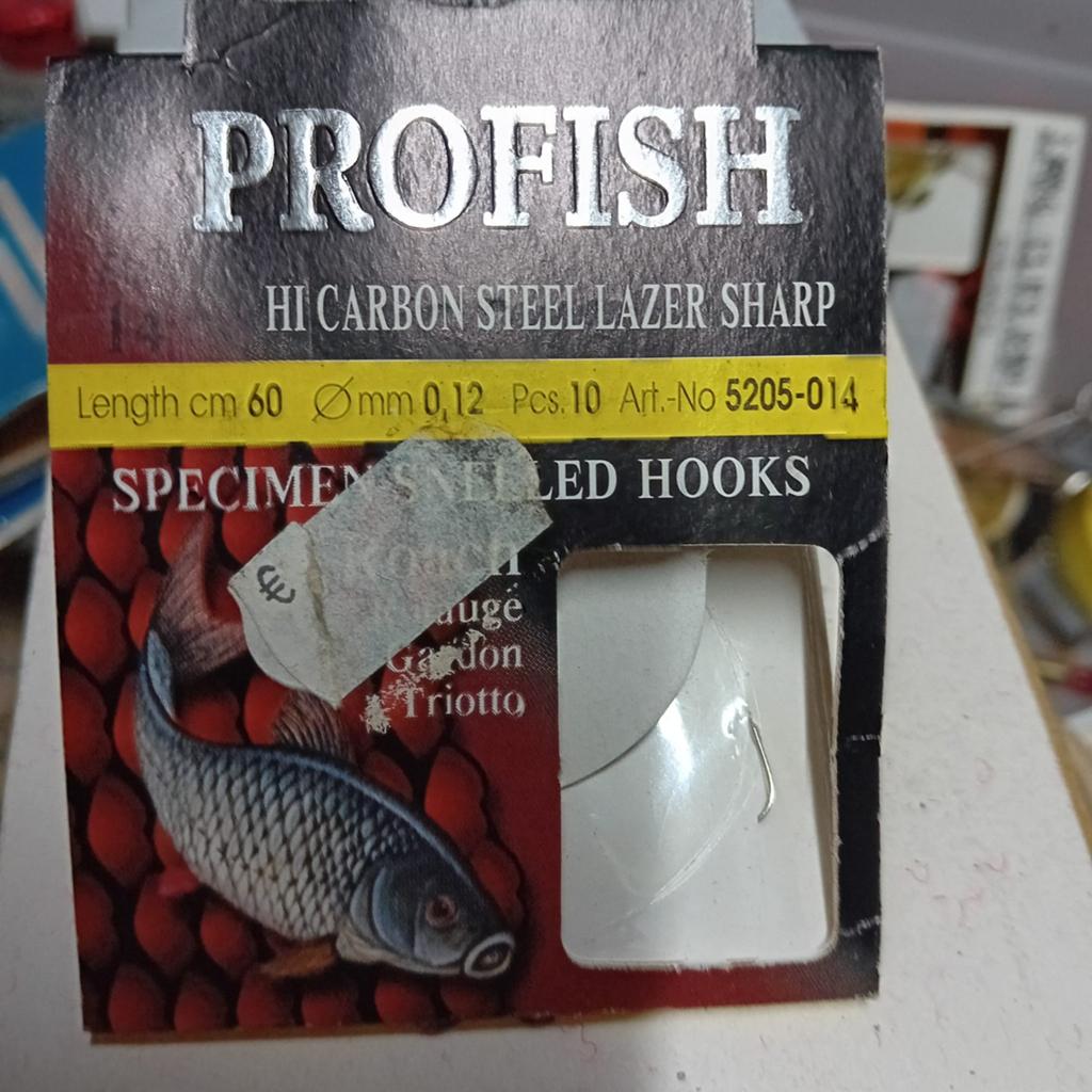 Profish voorn onderlijnen 10x0.12 en 60cm., Watersport en Boten, Ophalen of Verzenden, Nieuw