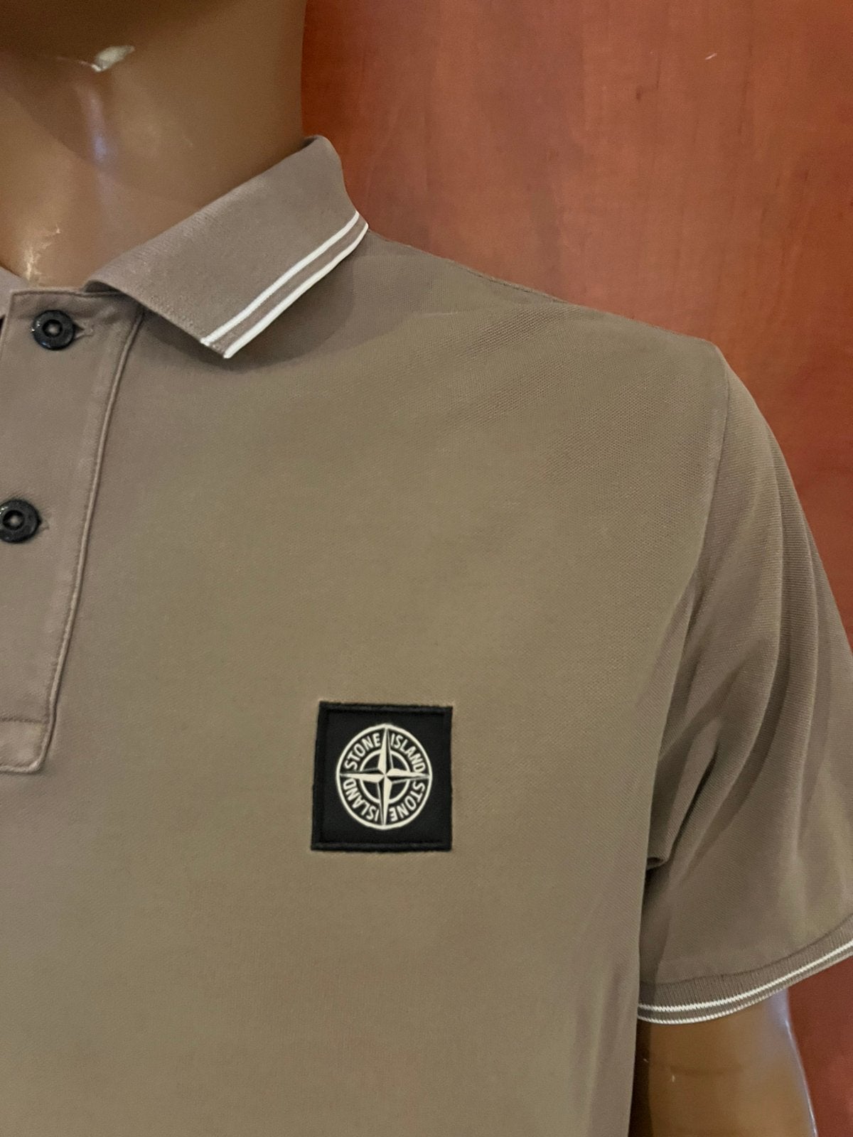 Stone Island polo maat xxl origineel, Ophalen of Verzenden, Gedragen, Overige maten, Bruin