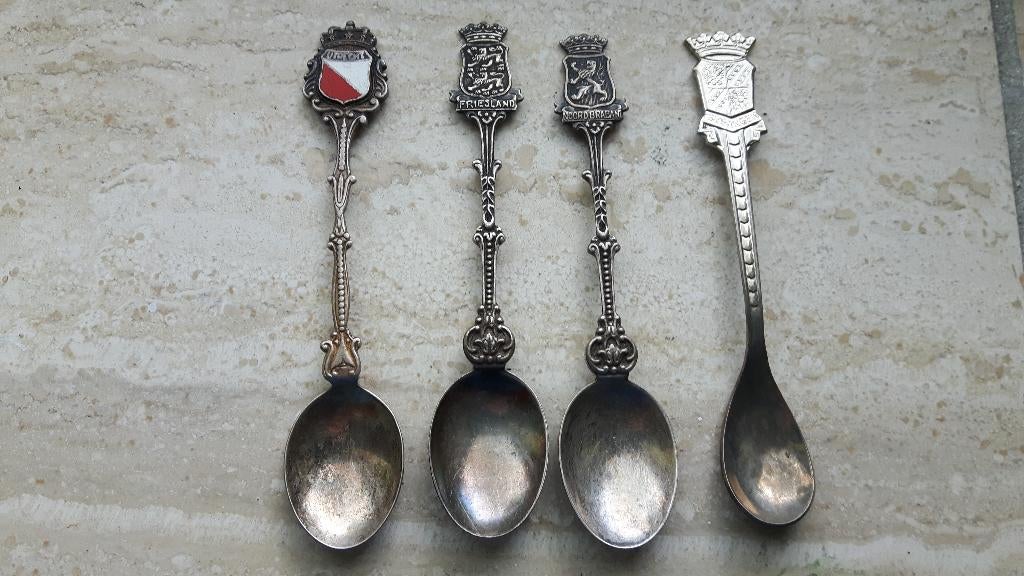 Theelepels, 4 provincies, Ophalen of Verzenden
