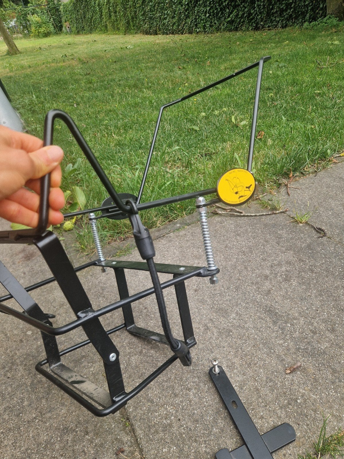 Steco maxi cosi drager, Fietsen en Brommers, Fietsaccessoires | Fietsstoeltjes, Ophalen, 0 t/m 18 kg, Voorzitje, Zo goed als nieuw