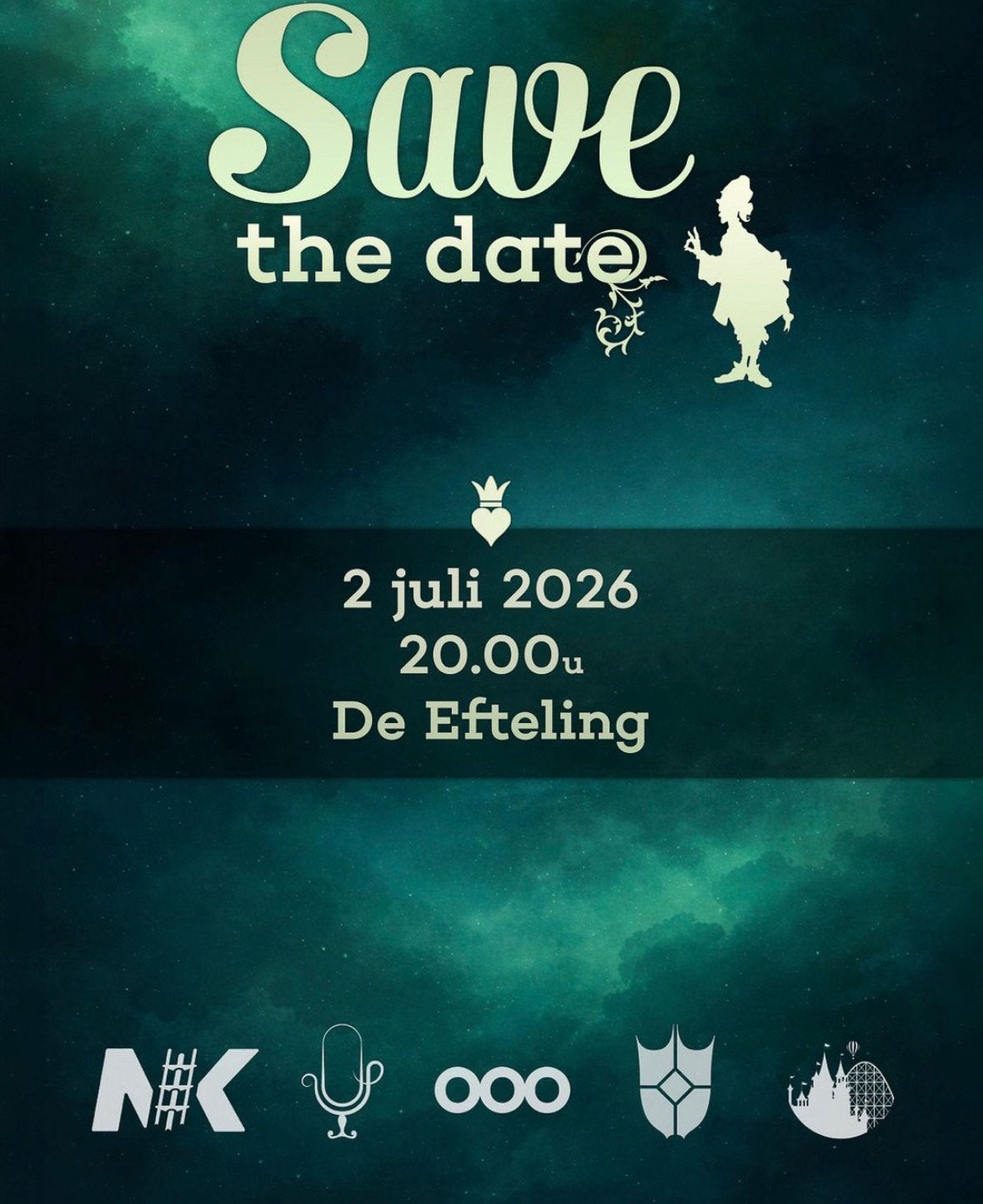 Gezocht: 1 Ticket voor Efteling Save the date. (2 juli), Eén persoon