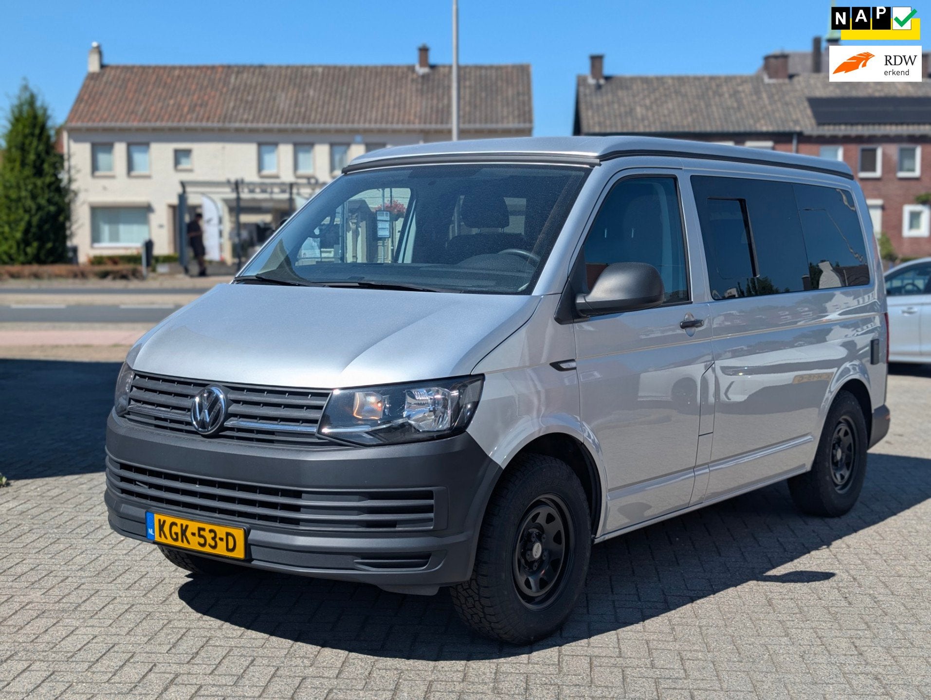 Volkswagen TRANSPORTER 6.1 Camper Hefdak Koelkast, Caravans en Kamperen, Automaat, Buscamper of Camperbus, Volkswagen, Bedrijf