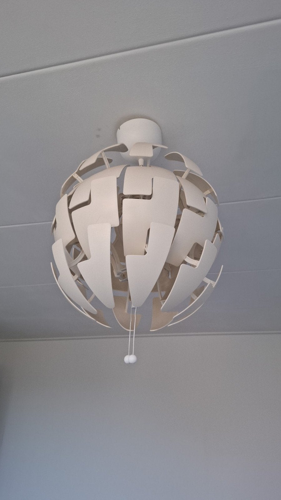 IKEA hanglamp wit, Ophalen, Kunststof, Modern, Verstelbaar