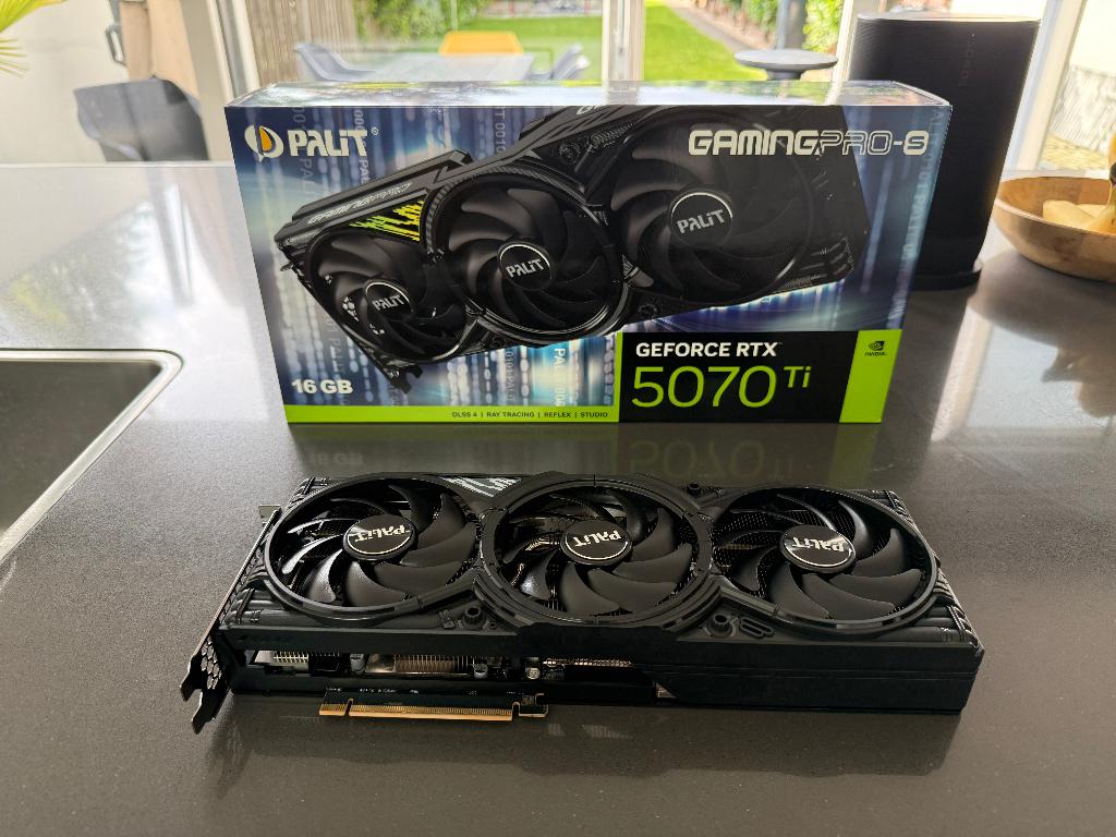 Palit Gaming Pro-S RTX 5070TI, Computers en Software, Videokaarten, Gebruikt, Overige soorten, Ophalen of Verzenden, PCI-Express 5