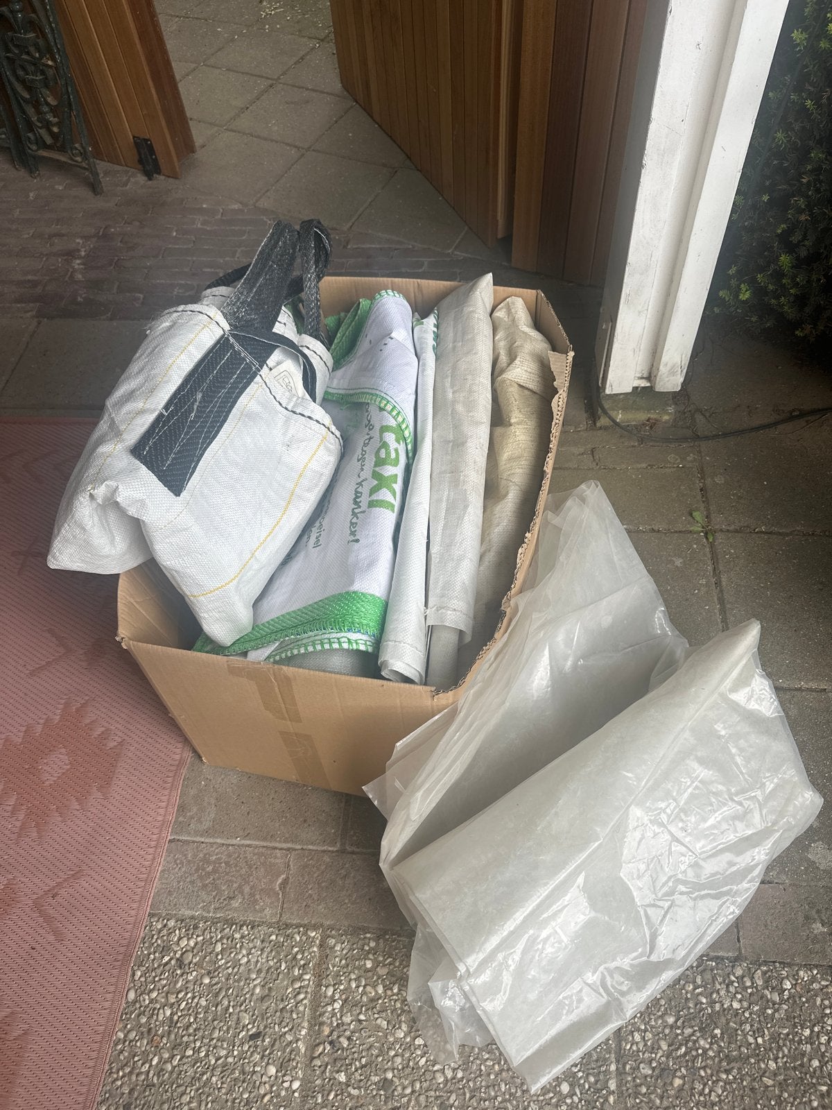 Bigpacks taxus puinzakken tuinafval zakken, Ophalen, Gebruikt