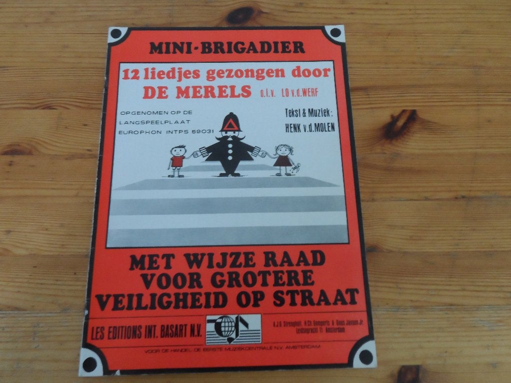 Mini brigadier - henk van de molen, Muziek en Instrumenten, Bladmuziek, Gitaar, Ophalen of Verzenden, Zo goed als nieuw, Artiest of Componist