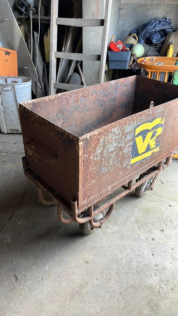 Vintage voerkar, Doe-het-zelf en Verbouw, Transportwagens, 100 liter of meer, Ophalen, Gebruikt, Transportkar