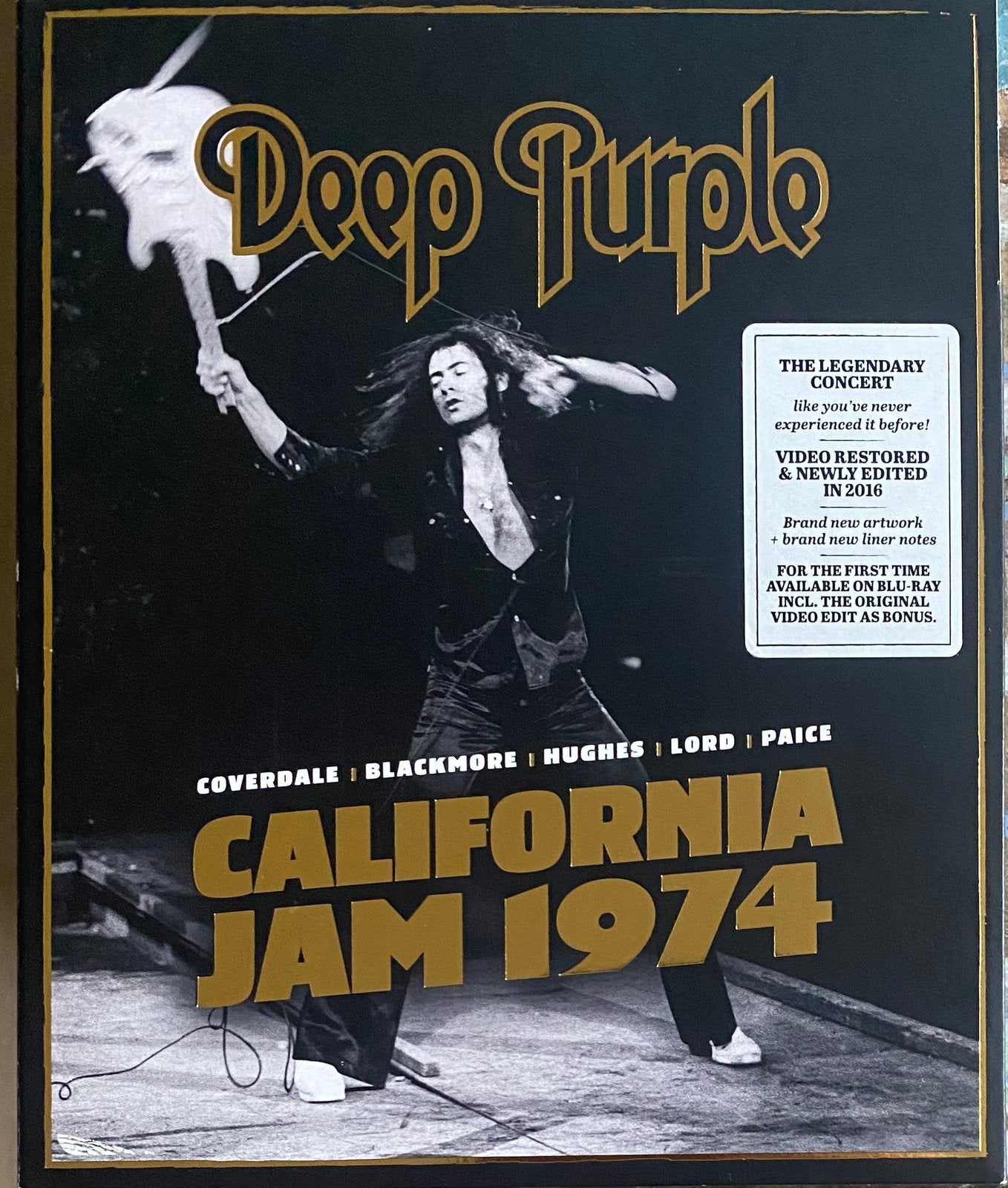 Deep Purple Califorian Jam Blu Ray 1974 restored!, Alle leeftijden, Ophalen of Verzenden, Zo goed als nieuw
