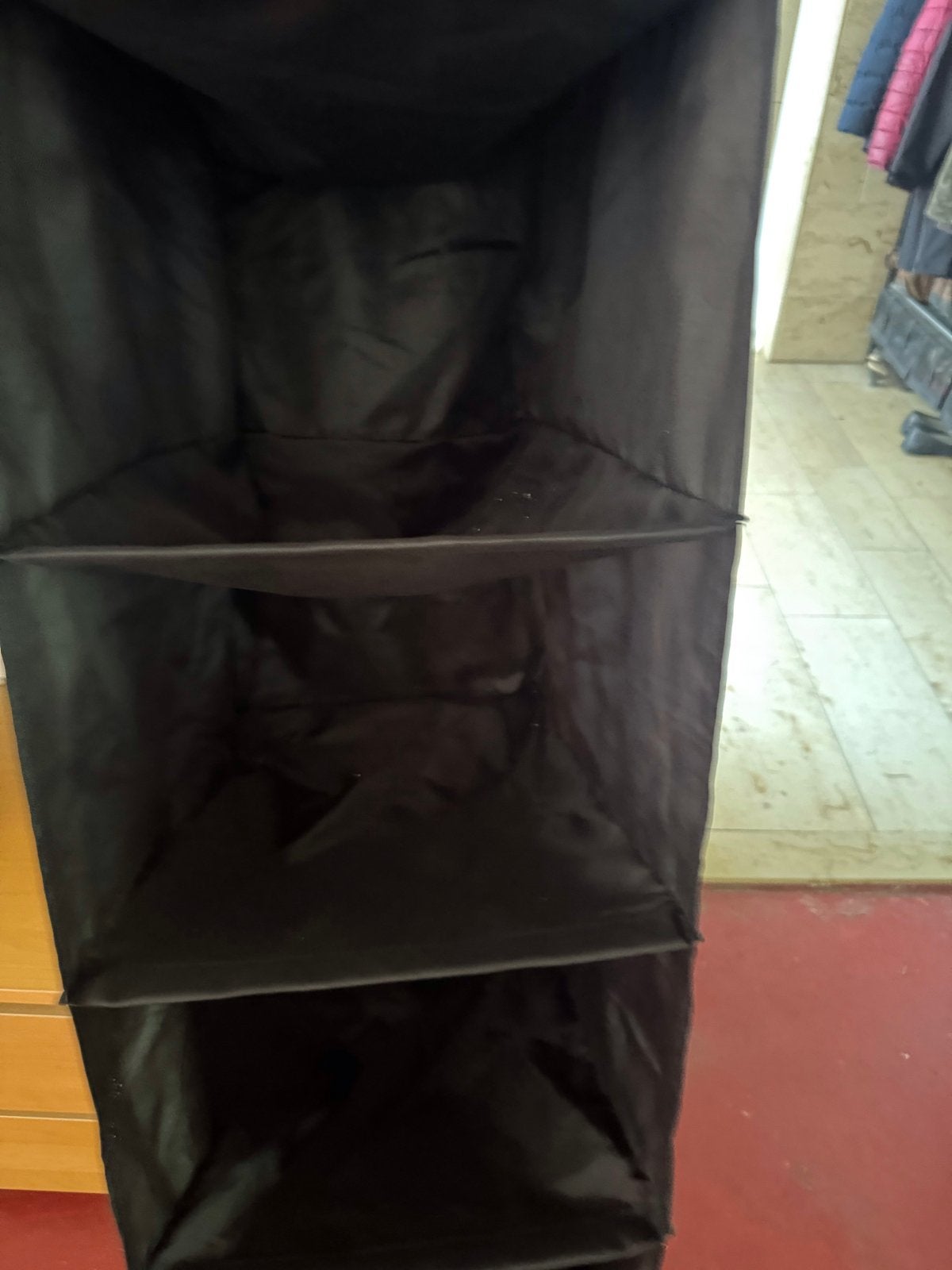 IKEA Skubb hangende opberger met 3 vakken, zwart, Ophalen of Verzenden, Gebruikt