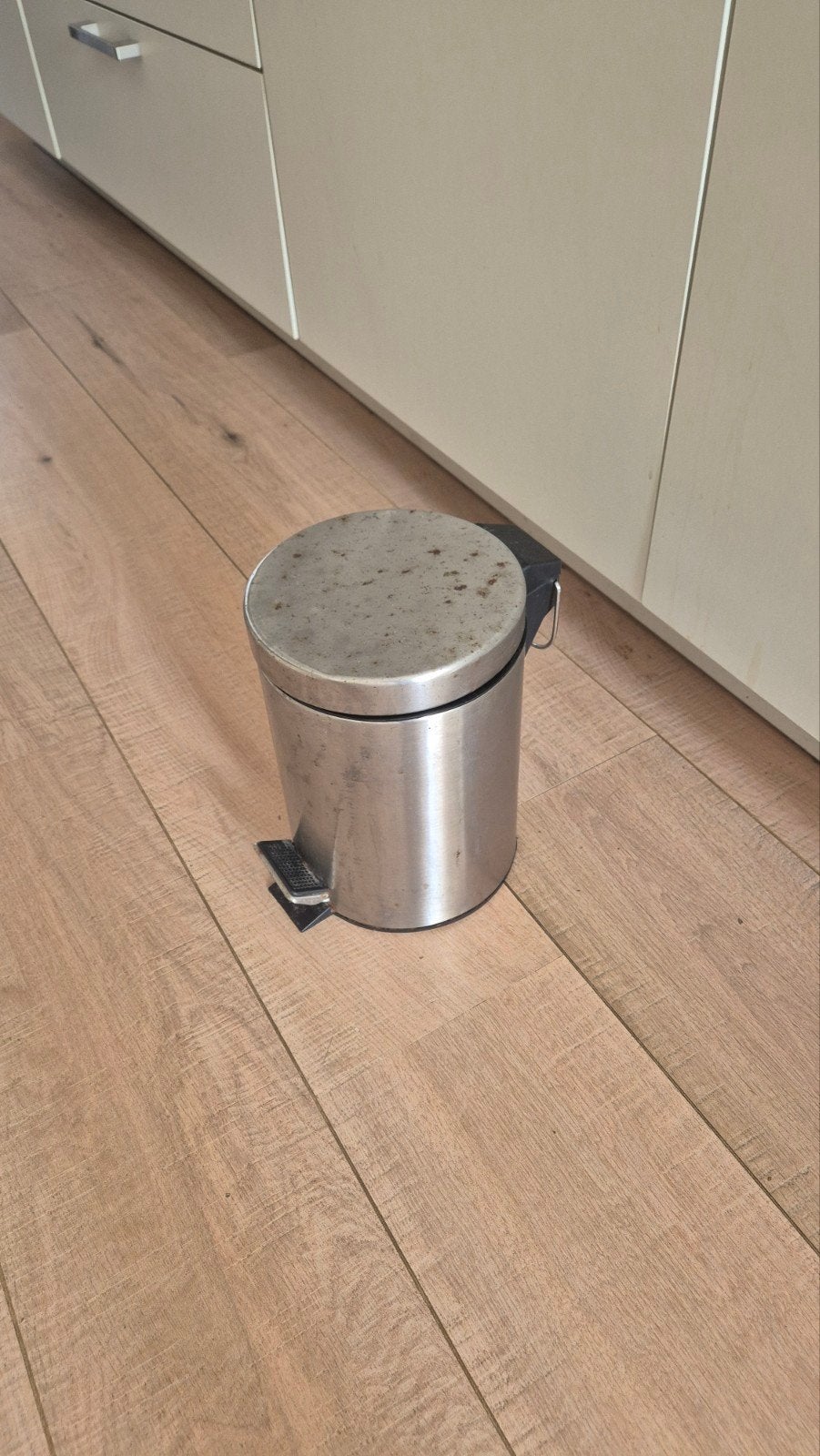 Kleine pedaalemmer - Gebruikt, Minder dan 10 liter, Ophalen of Verzenden, Gebruikt, Metaal