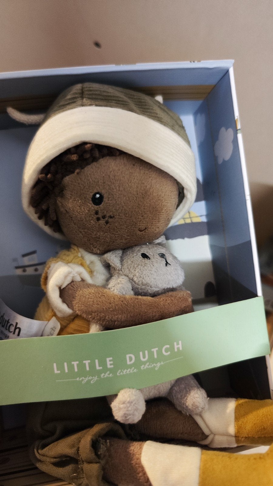 Little Dutch Jake knuffelpop met knuffeldoekje, Met label, Overige karakters, Little Dutch, Overige typen