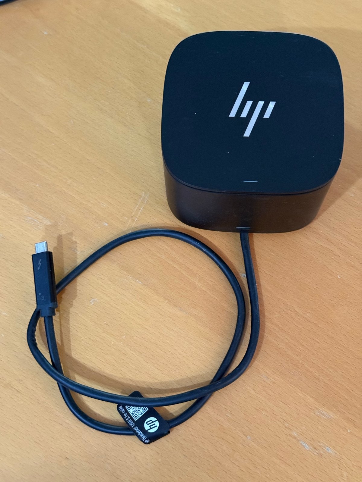HP Thunderbolt G2 Docking Station met 120W adapter, Computers en Software, Laptop-opladers, Zo goed als nieuw, Ophalen of Verzenden