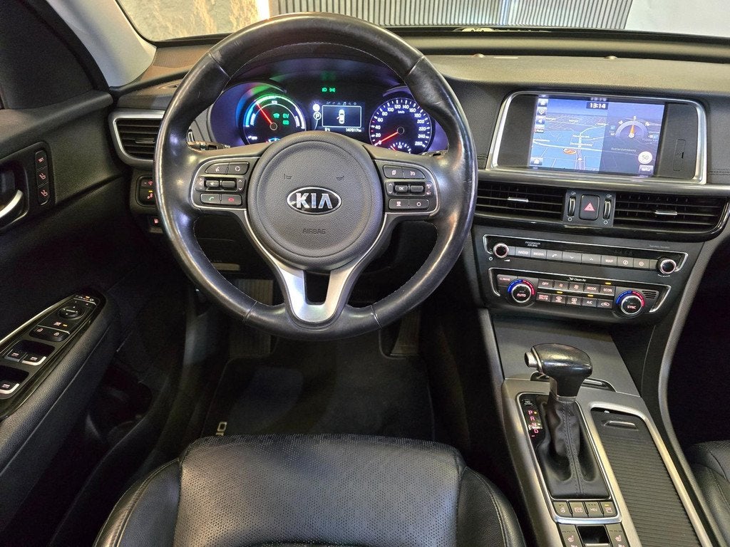Kia Optima 2.0 GDI PHEV Business DynamicLine|GARANTIE|NAP|PA, Auto's, Gebruikt, Blauw, Bedrijf, Hybride Elektrisch/Benzine