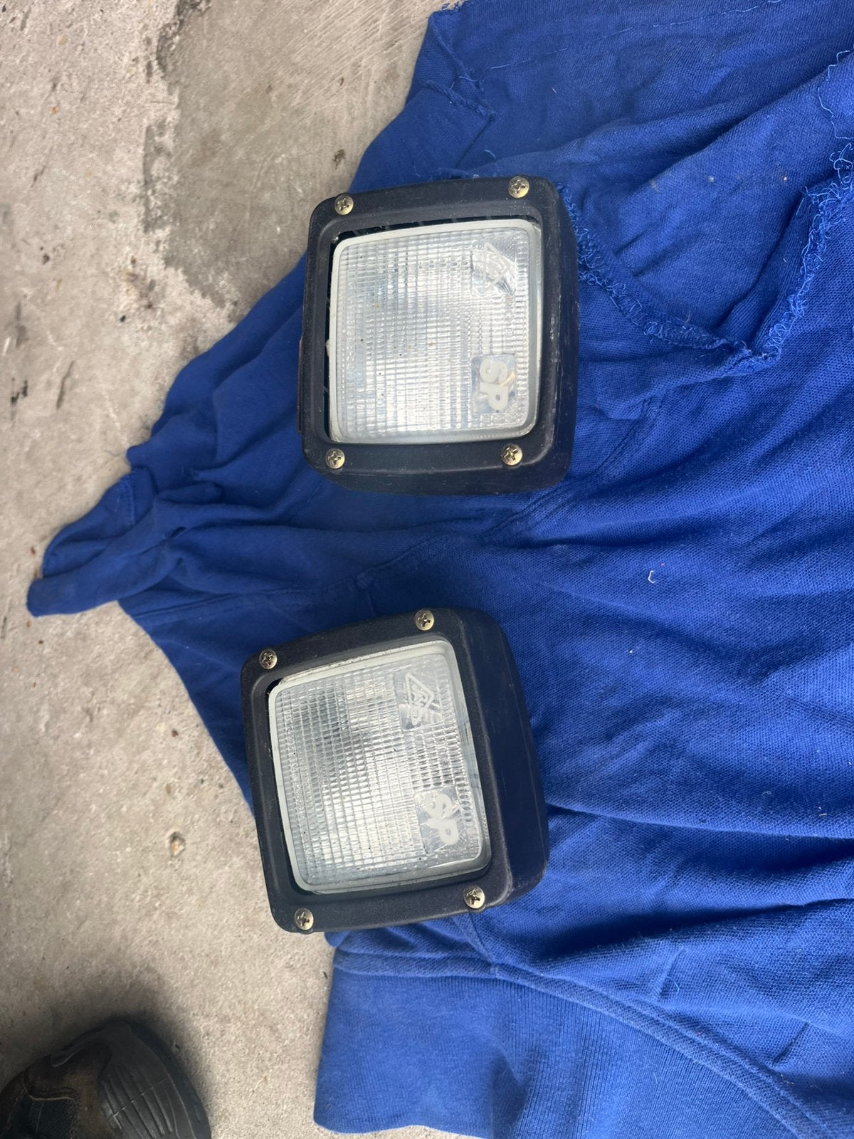 set nieuw lampen, Ophalen