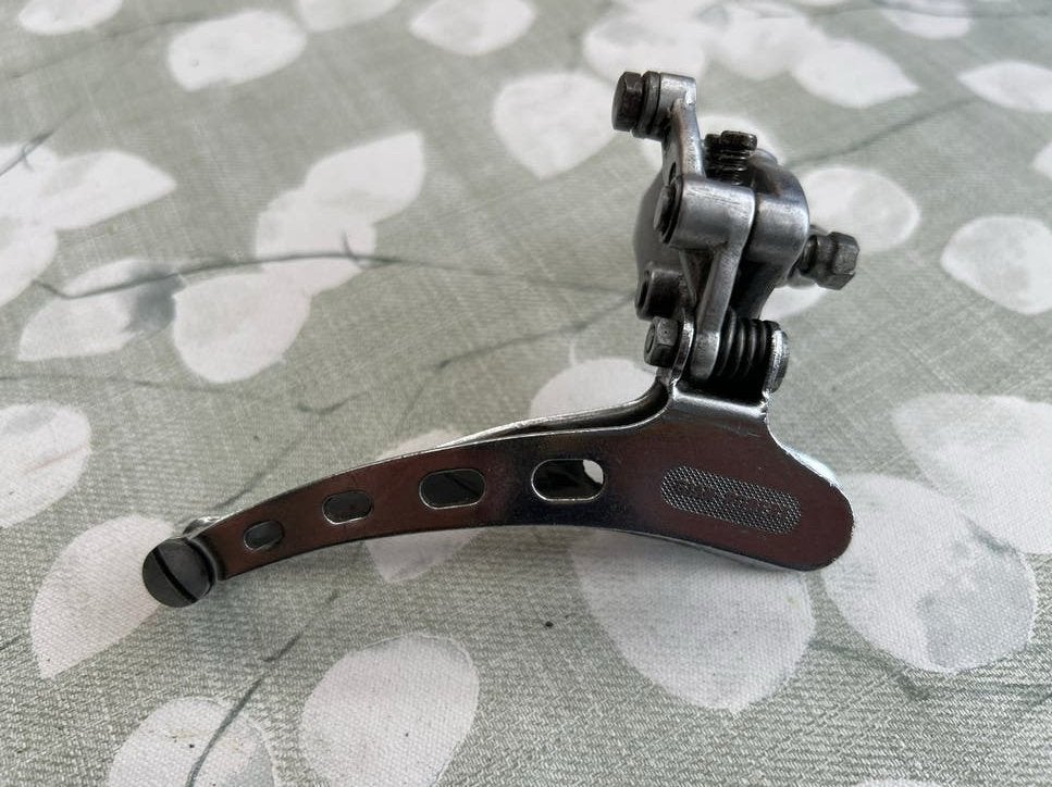 Gian Robert voorderailleur - Vintage fiets, Fietsen en Brommers, Gebruikt, Staal, Ophalen of Verzenden, Derailleur of Ketting