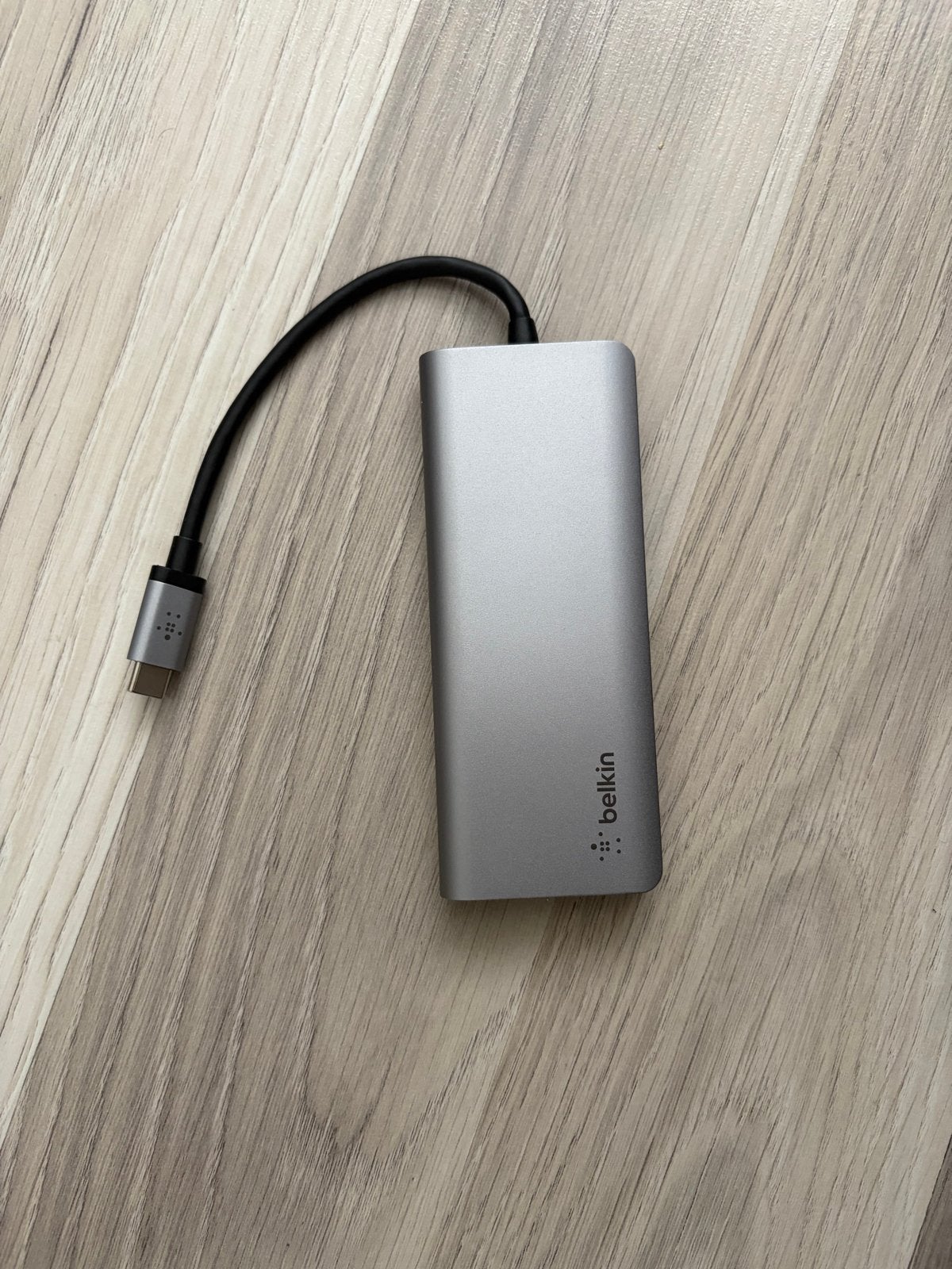 Belkin USB-C Multimedia Hub met HDMI, USB-A, SD en Ethernet, Ophalen of Verzenden, Zo goed als nieuw