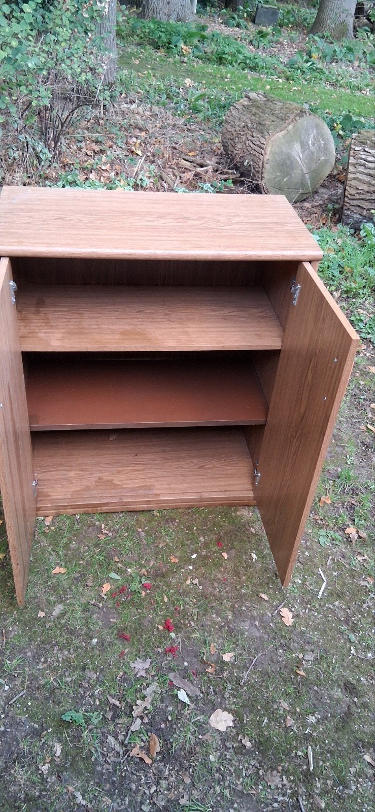 kastje donkerhout maten br73cm hoog84 diep 35cm, Huis en Inrichting, Ophalen, Minder dan 40 cm, Gebruikt, Eikenhout