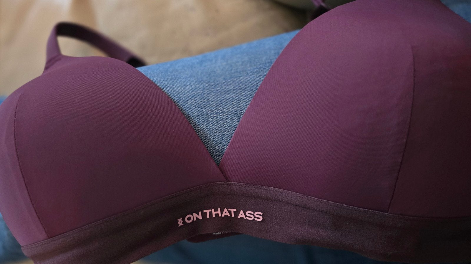 On that ass XL Anna bh zonder beugel, On that ass, Ophalen of Verzenden, Rood, BH
