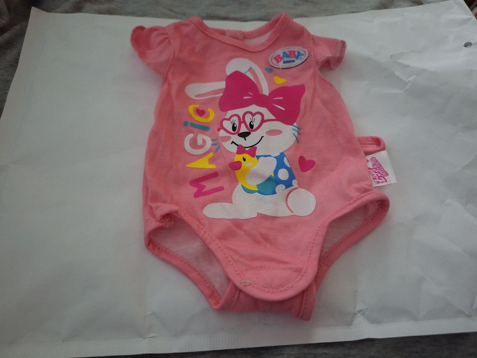 Baby Born Pop Meisje 43 Cm Roze Rompertje. Nieuw., Verzamelen, Ophalen of Verzenden, Nieuw