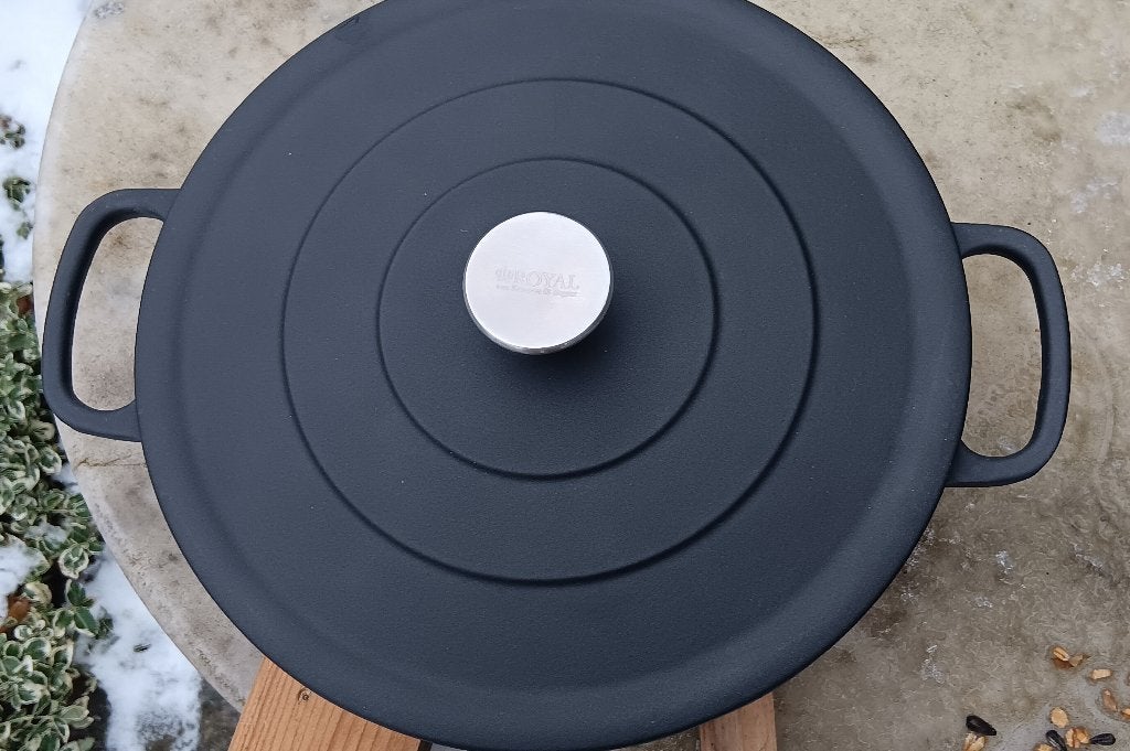 Gietijzeren hapjespan Royal Kempen Begeer 28 cm (G324), Ophalen of Verzenden, Zo goed als nieuw, Met handvatten, Overige merken