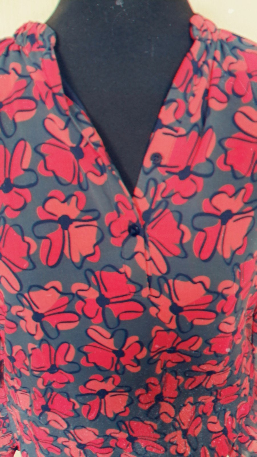Vrolijke Lizzy&Coco blouse - Rood/Roze/Grijs/Zwart - Maat M, Maat 38/40 (M), Meerkleurig, Onbekend, Ophalen of Verzenden